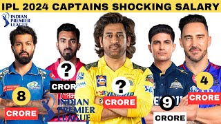 Top 10 Indian Premier League IPL 2024 Captains And Their Salary - MS Dhoni, CSK, RCB, KKR, MI,RR,SRH