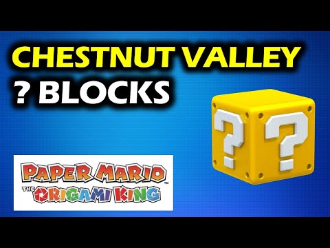 Chestnut valley: All ?-Block locations | Paper Mario the Origami King Walkthrough