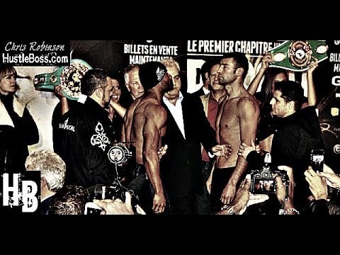 Official Jean Pascal vs. Lucian Bute Weigh-In from Montreal