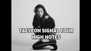 Taeyeon Signal Tour High Notes - Fukuoka April 13, 2019