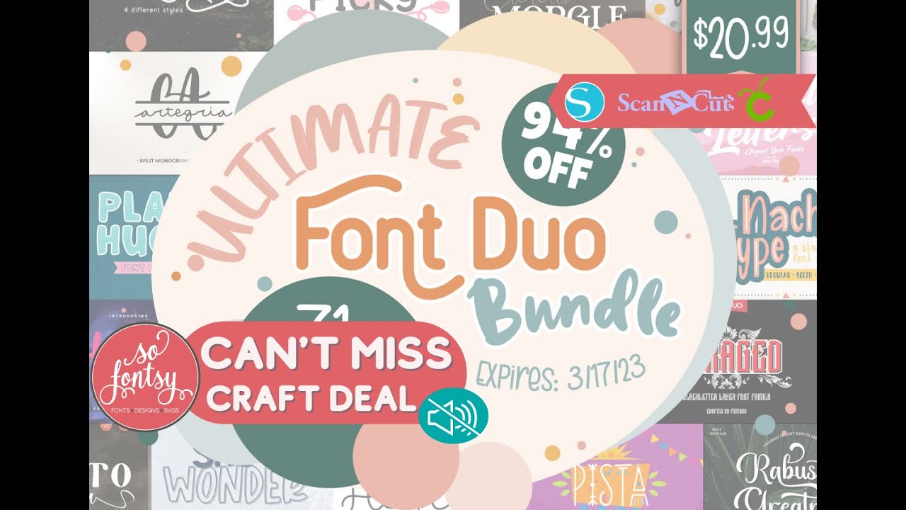 Best of Commercial Free Font Duos from So Fontsy 🔥