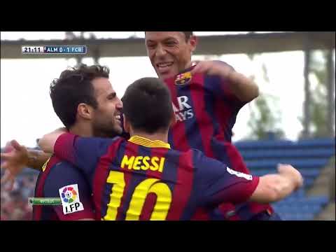 Lionel Messi vs Almeria 2013-14  Away HD 720p by PapiLionel