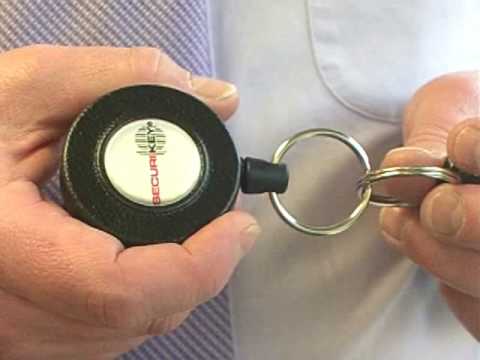 Securikey 'Key Bak Spinner' Heavy Duty Self Retracting Key Reel