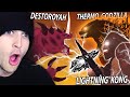 THERMO GODZILLA Vs DESTOROYAH FIGHT Reaction