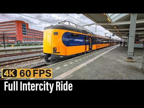 Trein Cabinerit / Volledige Intercityrit / Rotterdam - Utrecht - Leeuwarden / ICM / Februari 2024