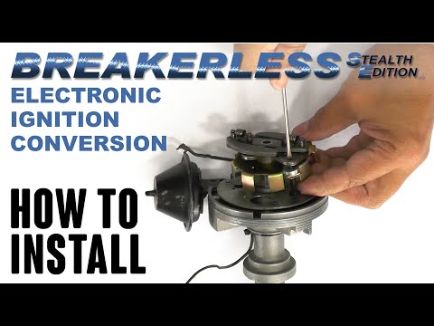 EASY!  How to Install the Breakerless-SE (single wire) Electronic Ignition Conversion Kit - #38131