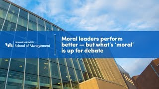 Jim Lemoine discusses his research on moral leadership.