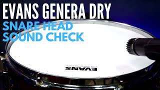 Video thumbnail for Evans Genera Dry Snare Drum Head by Michael Oloyede