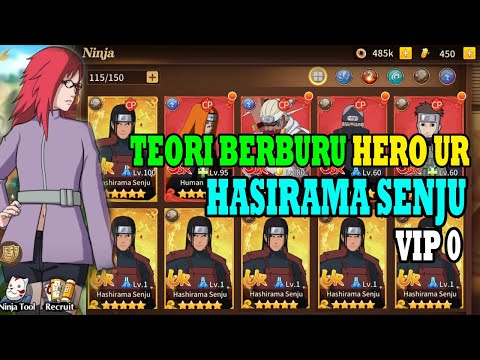BEGINI CARA PANEN HERO UR HASIRAMA SENJU NINJA WAR NARUTO BORUTO | SHINOBI LEGEND | NINJA CHRONICLES