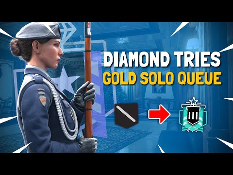 SOLO TO PLAT: Diamond Tries Gold Solo Queue! (Educational Commentary) Rainbow Six Siege - Athieno