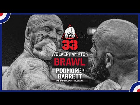 BIG KO in BYB 33 Bare Knuckle Bridgerweight Title Match: Dan Podmore vs. Ryan Barrett
