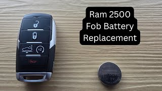 How To Replace or Change Ram 2500 Remote Key Fob Battery 2019 - 2024