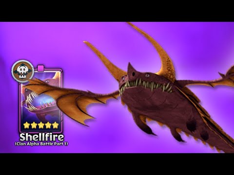 [Clan Alpha Battle] 5-Star Shellfire (part 1) | Dragons: Titan Uprising