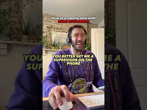 How to properly deal with RUDE CUSTOMERS #customerservice #customerservice #callcenter #work #funny