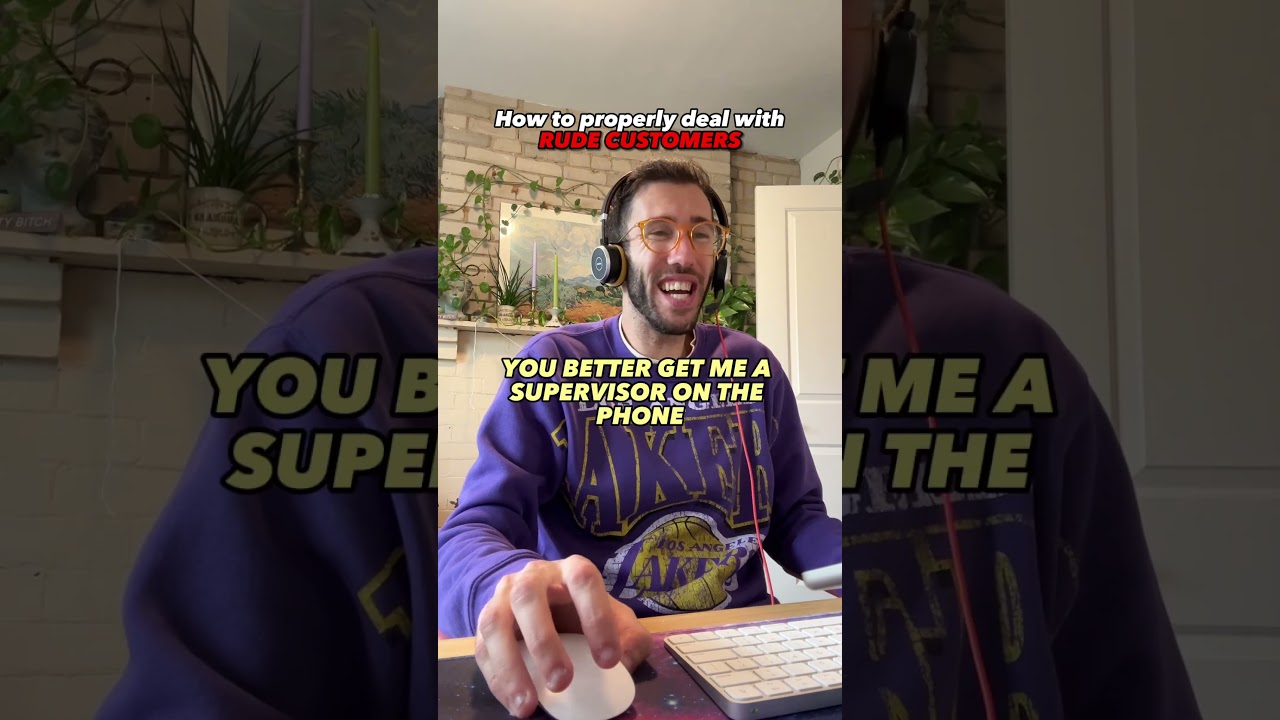 How to properly deal with RUDE CUSTOMERS #customerservice #customerservice #callcenter #work #funny