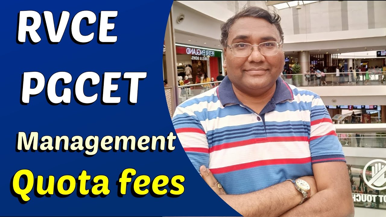 RVCE Bangalore|RV College of engineering|Management quota fees|PGCET 2024 mca|Mtech|Direct admission