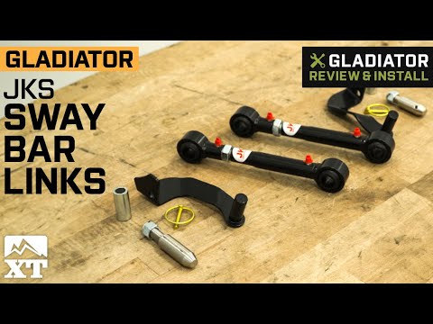 Jeep Gladiator JT JKS Manufacturing Quicker Disconnect Sway Bar Links Review & Install