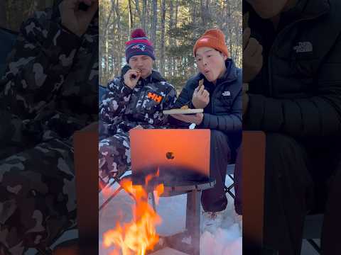 Snack vs Movie Intro – Ice Fishing 🎣@NickDiGiovanni