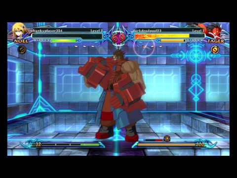 Blazblue Chrono Phantasma Online Match 1 chunkyplayer354 vs darkdeadpool23 (me)
