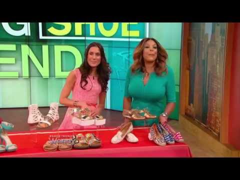 Spring Shoe Trends on Wendy Williams! LIVE! www.nycpretty.com
