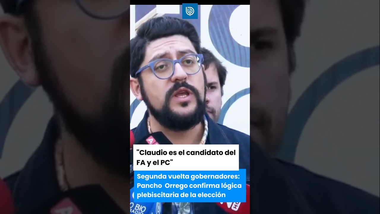 Segunda vuelta gobernadores: Pancho Orrego confirma lógica plebiscitaria de la elección