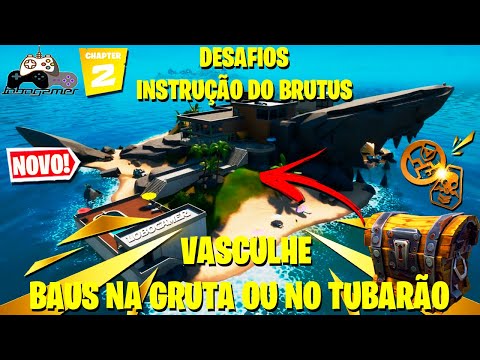 VASCULHE BAUS NA GRUTA OU NO TUBARÃO 0/7 - DESAFIOS INSTRUÇÃO DO BRUTUS