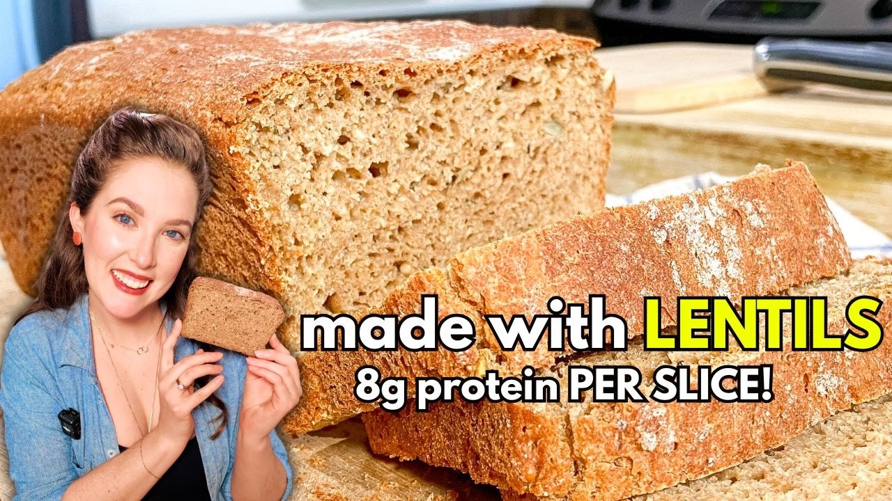 This High Protein Lentil Recipe Makes the BEST Bread! (EASY and Vegan)