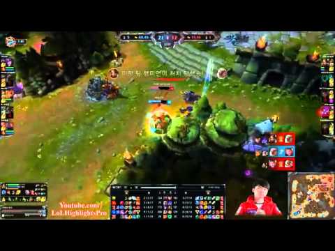 Faker Play Nidalee Mid Lane Highlights