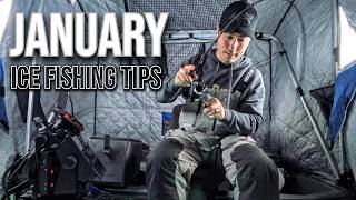 Best Ice Fishing Tips for JANUARY (Midwinter Transition)