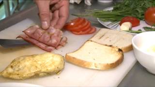 Смотреть онлайн Рецепт сэндвич клаб с курицей