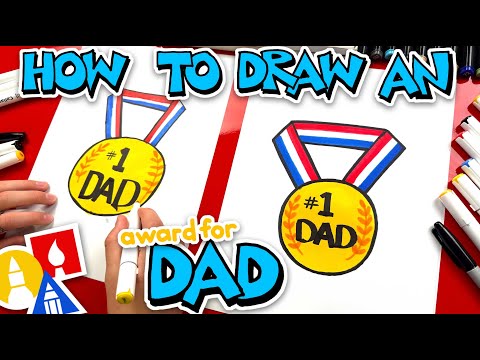 How To Draw An Award For Best Dad