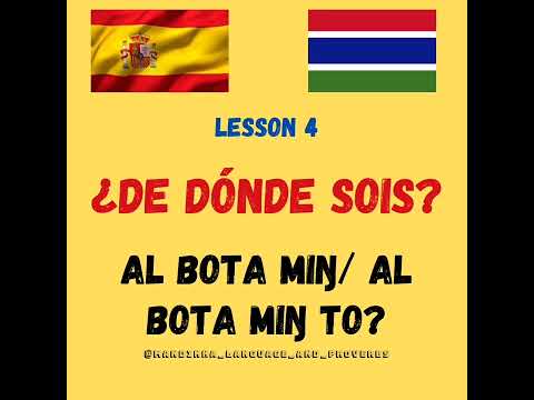 Mandinka Spanish lessons