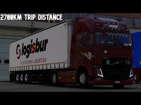 Euro Truck Simulator 1.46 | Volvo FH16 460  | Bari-Stockholm | 2700KM Trip Distance