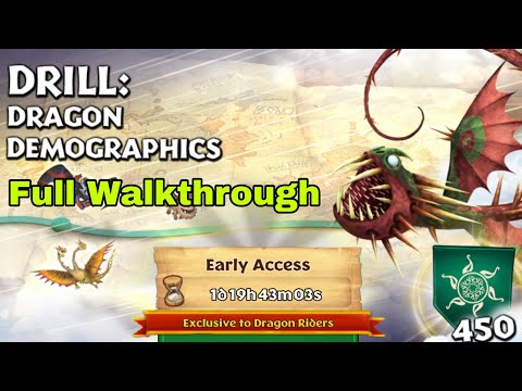 DRILL:DRAGON DEMOGRAPHICS Full Gameplay - Dragons:Rise of Berk