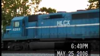 preview picture of video 'Norfolk Southern 7 unit Lashup Golden Gate Illinois'