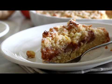 Apple Crumble Tart - Sbriciolata di Mele
