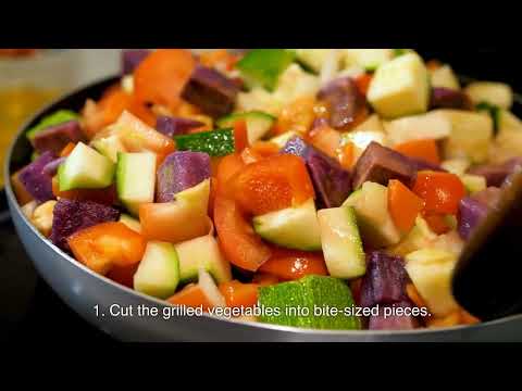 Mediterranean Grilled Vegetable Salad with Lemon Herb Dressing