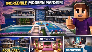 INSANE Modern Mansion in Minecraft! (Full Luxury Tour)