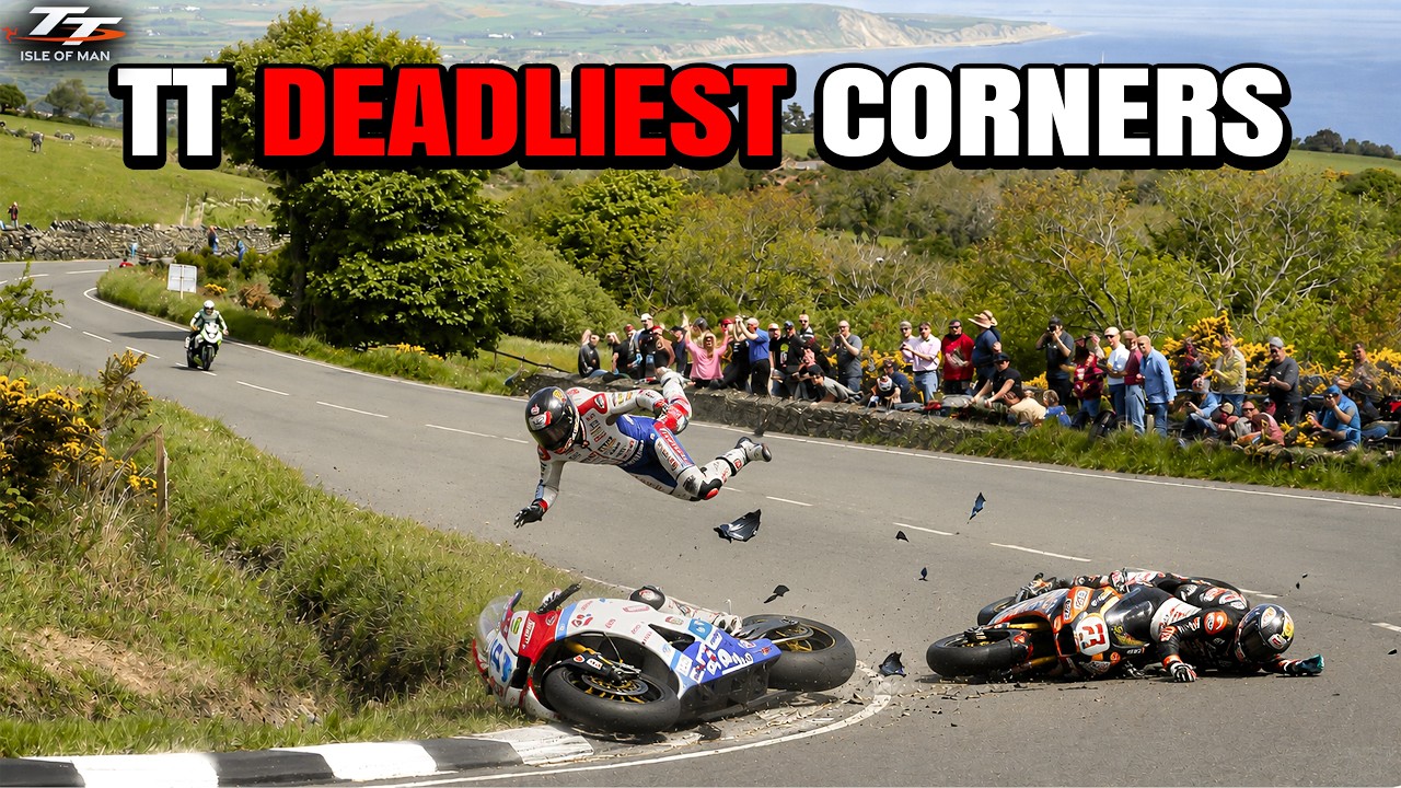 10 Deadliest Corners of the Isle of Man TT (Pure Insanity)