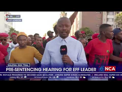 Pre-sentencing hearing for Malema