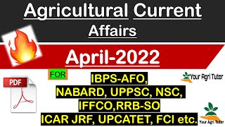 Download Lagu Agriculture Current Affairs April 2022 For IBPS AFO NABARD, RRB, FCI, NSC, UPPSC, ICAR JRF/SRF/NET . Thumbnail
