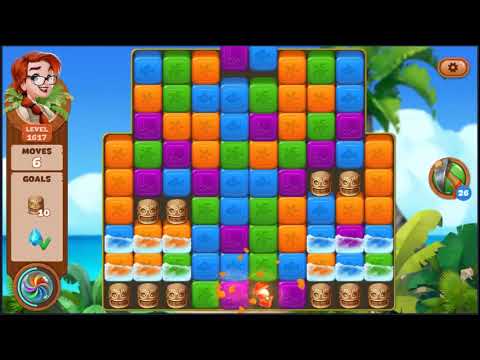 Lost Island Blast Adventure Level 1617 - NO BOOSTERS 🏝️ | SKILLGAMING ✔️