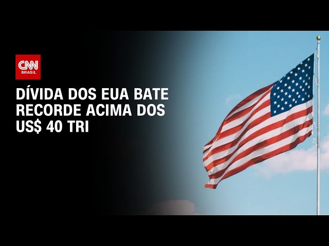Dívida dos EUA supera US$ 40 tri após dobrar nos governos Trump e Biden | CNN NOVO DIA