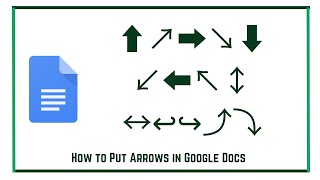 How to Put Arrows in Google Docs ⬆️↗️➡️↘️⬇️↙️⬅️↖️↕️↔️↩️↪️⤴️⤵️2023