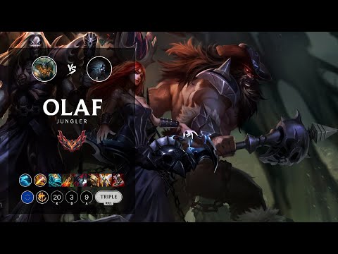 Olaf Jungle vs Kindred - EUW Grandmaster Patch 12.16