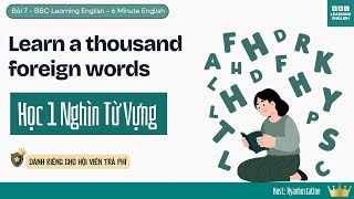Bài 7 - Học 1 Nghìn Từ Vựng