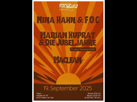 Marian Kuprat, Nina Hahn & MacLean - Live aus dem Trigon Haltern