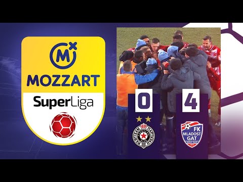 Mozzart Bet Super liga 2022/23 - 21.kolo: PARTIZAN – MLADOST GAT 0:4 (0:2)