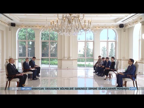 Prezident İlham Əliyev Qazaxıstanın yeni təyin olunan səfirinin etimadnaməsini qəbul edib