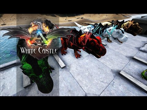 ARK White Castle EP8   Coleção Completa, Domando e Relaxando!